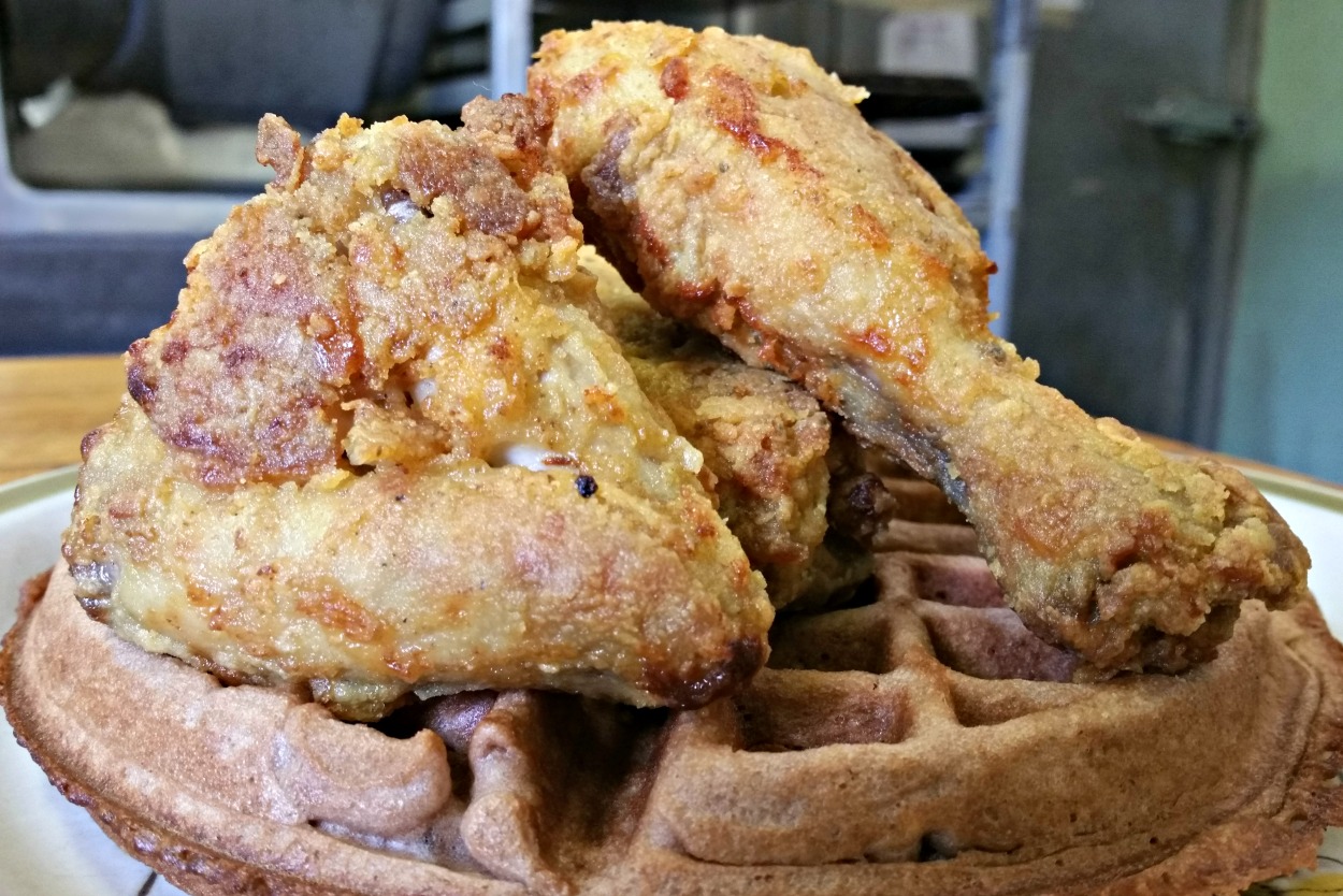 Big Mama's Oven Fried Chickne & Sweet Potato Waffles