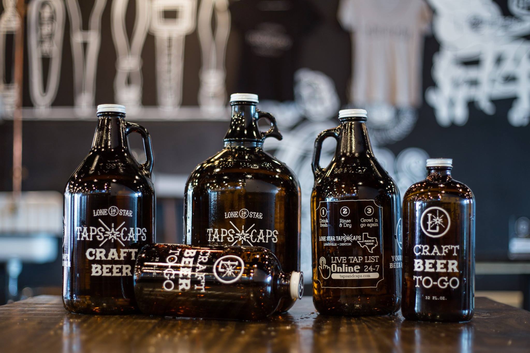 Lone Star Taps & Caps MENU