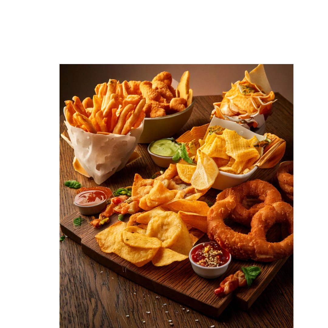 appetizer sampler with cheese sticks, a large pretzel, southwestern eggrolls, and nachos
