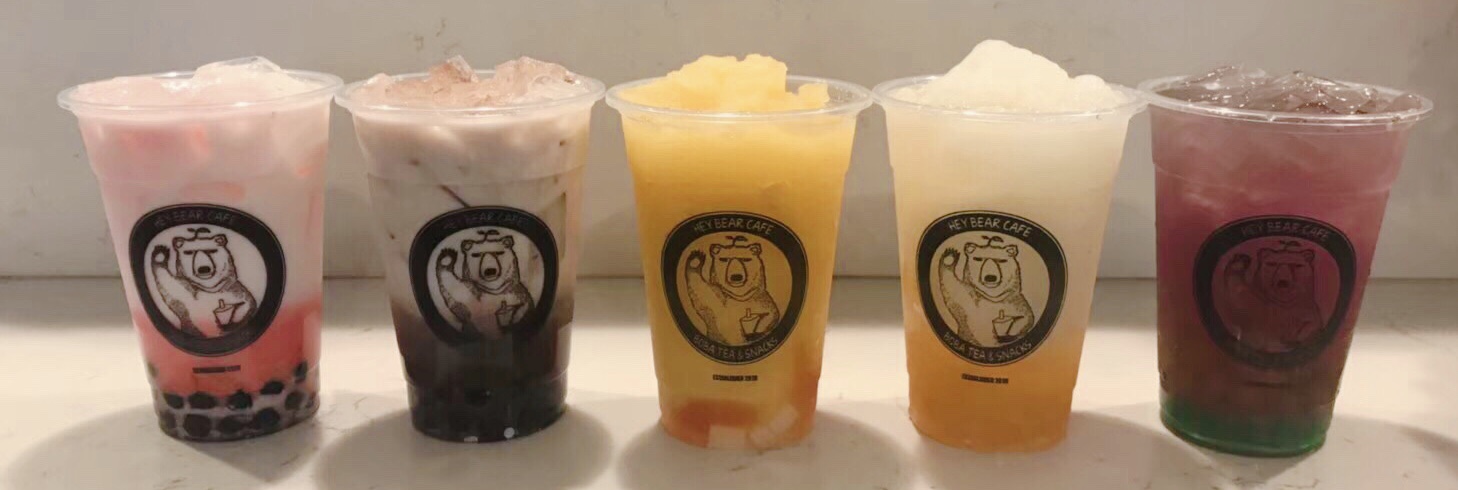 Boba tea Bubble milk tea Bear Straw Topper (with or without